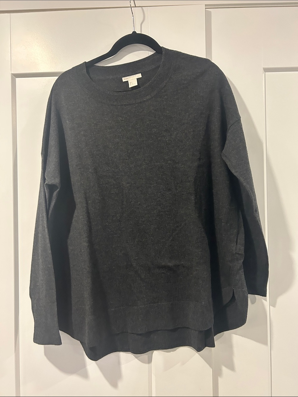 H&M Women's Crewneck Sweater in Charcoal Gray